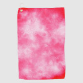 Serviette De Golf Rose Cloud Effet Golf Serviette (Devant)