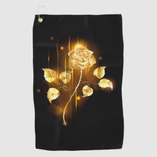Serviette De Golf Rose d'or ( rose dorée )