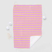 Serviette De Golf Rose Géométrique  (En situation)