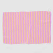 Serviette De Golf Rose Géométrique  (Horizontal)