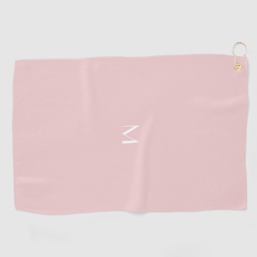 Serviette De Golf rose pâle - ajouter du monogramme (Horizontal)