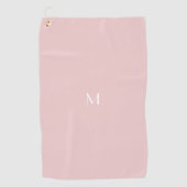 Serviette De Golf rose pâle - ajouter du monogramme (Devant)