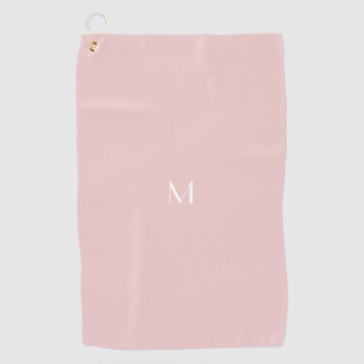 Serviette De Golf rose pâle - ajouter du monogramme (Devant)