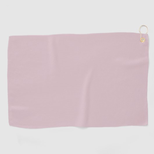 Serviette De Golf Rose pastel solide (Horizontal)