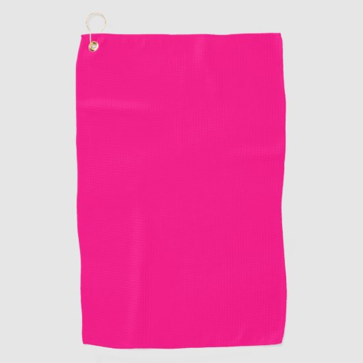Serviette De Golf Rosé profond rose (Devant)
