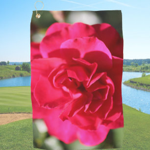 Serviette De Golf Rose Rose Téléchargez Votre Propre Photo Image Per