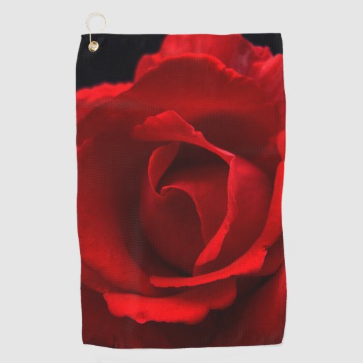 Serviette De Golf Rose rouge gtcnm (Devant)