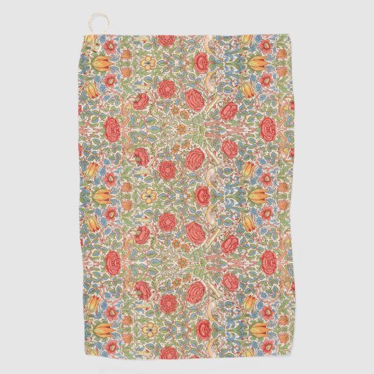 Serviette De Golf "Rose" William Morris (Devant)
