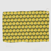 Serviette De Golf Rosebud jaune (Horizontal)