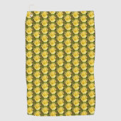 Serviette De Golf Rosebud jaune (Devant)