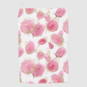 Serviette De Golf Roses roses (Devant)