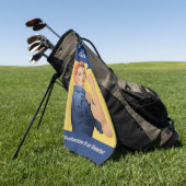 Serviette De Golf Rosie the Riveter (Vert)