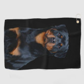 Serviette De Golf Rottweiler  (Horizontal)