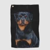 Serviette De Golf Rottweiler  (Devant)