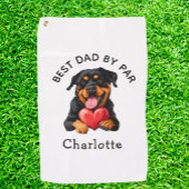 Serviette De Golf Rottweiler Gift 