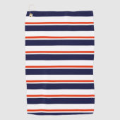 Serviette De Golf Rouge Avec Bleu (Devant)