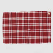 Serviette De Golf Rouge blanc (Horizontal)