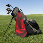 Serviette De Golf Rouge Rose gtcna (Vert)