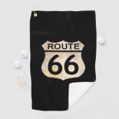 Serviette De Golf Route 66 (En situation)