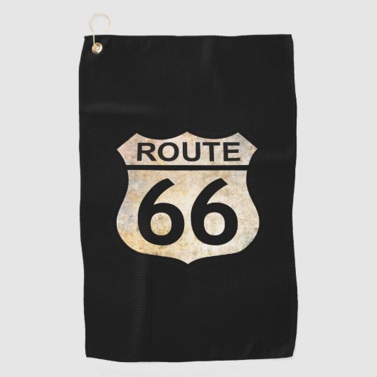 Serviette De Golf Route 66 (Devant)