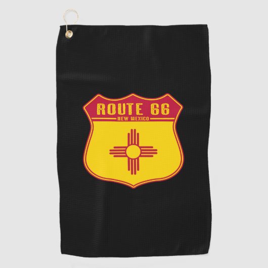 Serviette De Golf Route 66 Nouveau-Mexique (Devant)