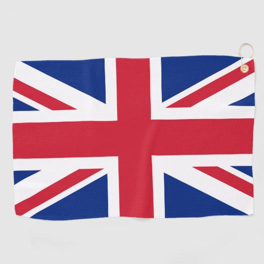 Serviette De Golf Royaume-Uni Union Jack Drapeau des colonies britan (Horizontal)