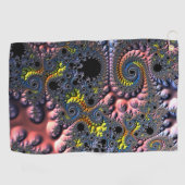 Serviette De Golf Royaumes Spirale Infinie (Horizontal)