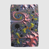 Serviette De Golf Royaumes Spirale Infinie (Devant)
