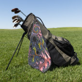 Serviette De Golf Royaumes Spirale Infinie (Vert)