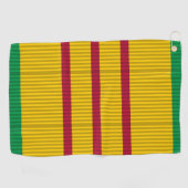Serviette De Golf Ruban de la Médaille du service du Vietnam (Horizontal)