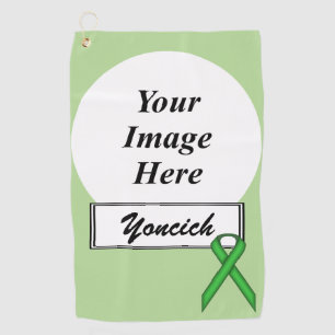 Serviette De Golf Ruban Green Standard par Kenneth Yoncich