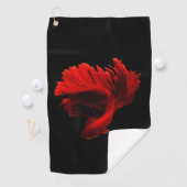 Serviette De Golf Ruby Red Siamese Lutter contre le poisson (En situation)