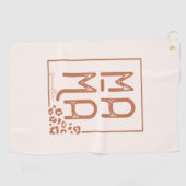 Serviette De Golf Russe Boho Mama (Horizontal)