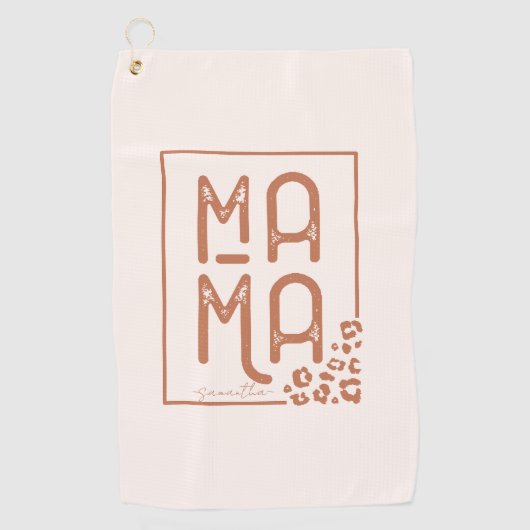 Serviette De Golf Russe Boho Mama (Devant)