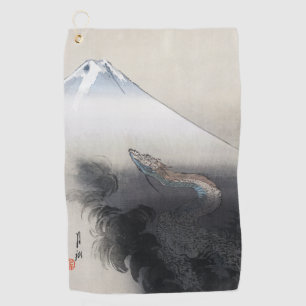 Serviette De Golf Ryu Shoten : Dragon éblouissant sur Fuji, Japon