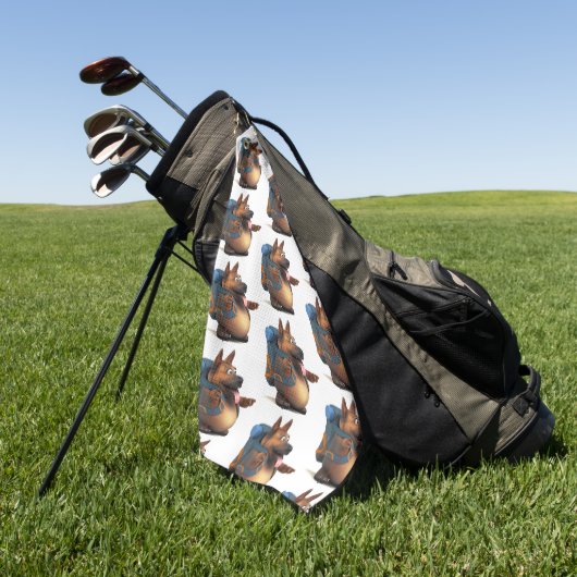 Serviette De Golf sac à dos GS (Vert)