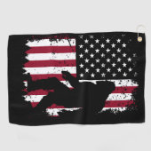 Serviette De Golf Sac de golf Bigfoot – Sasquatch (Horizontal)