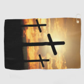 Serviette De Golf Sacrifiez la tour de golf (Horizontal)