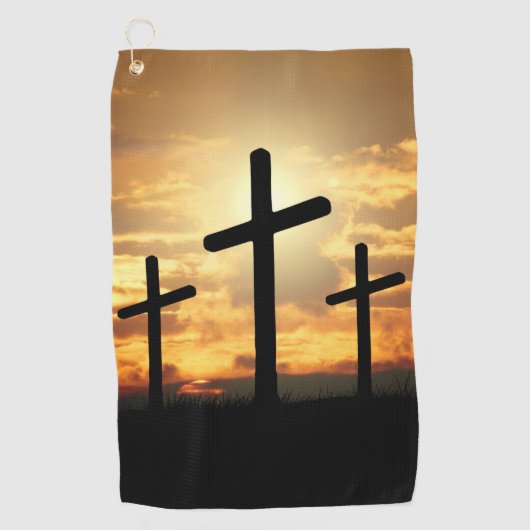 Serviette De Golf Sacrifiez la tour de golf (Devant)