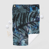 Serviette De Golf Safari Tropical-Bleu (En situation)
