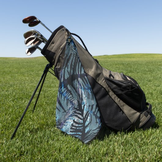 Serviette De Golf Safari Tropical-Bleu (Vert)