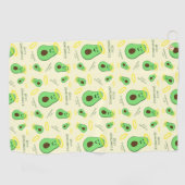 Serviette De Golf Saint-Guacamole mignon avocat (Horizontal)