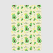 Serviette De Golf Saint-Guacamole mignon avocat (Devant)