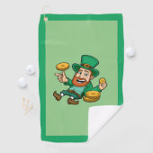 Serviette De Golf Saint Patrick (En situation)