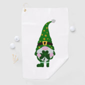 Serviette De Golf Saint Patrick’s Day Gnome (En situation)