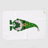 Serviette De Golf Saint Patrick’s Day Gnome (Horizontal)