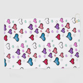 Serviette De Golf Saint Valentin (Horizontal)