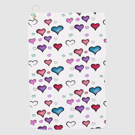 Serviette De Golf Saint Valentin (Devant)