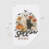 Serviette De Golf Saison éffrayante Ghost Retro Éffrayant Halloween (En situation)