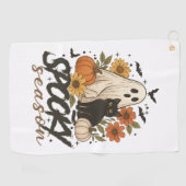 Serviette De Golf Saison éffrayante Ghost Retro Éffrayant Halloween (Horizontal)